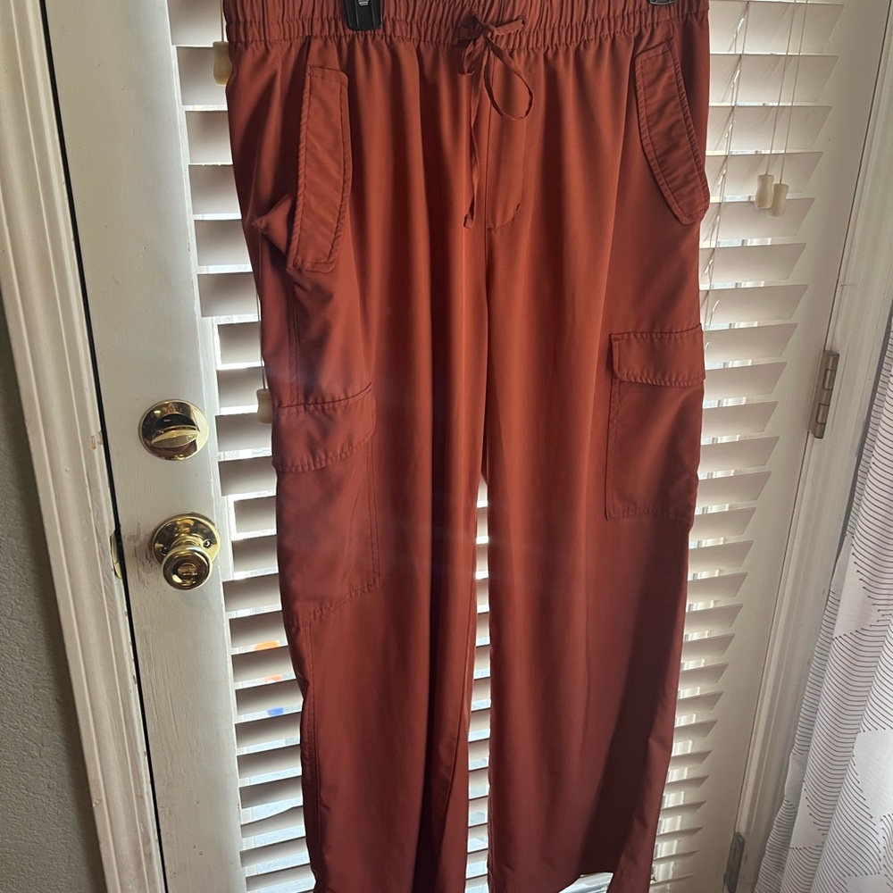 Women’s nylon Rust cargo Pants